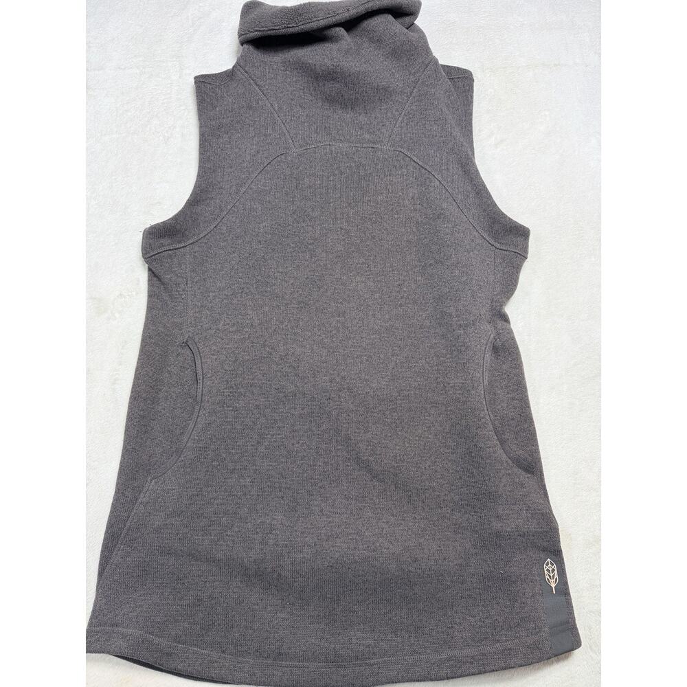 Indygena Polartec Recycled Fleece Pullover Vest Lg Grey Modern Craft Minimalist